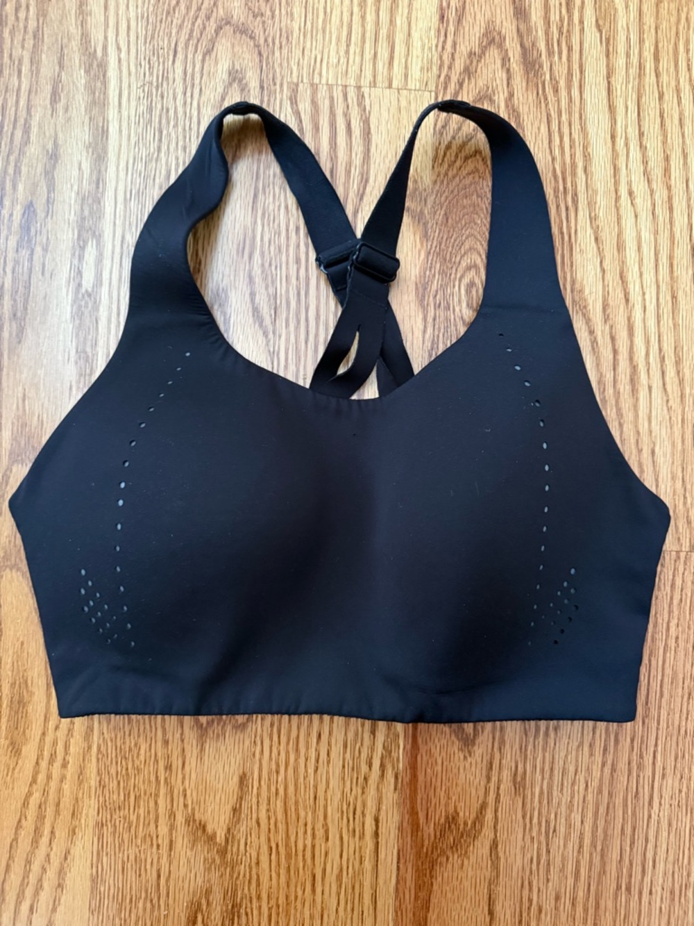 lululemon athletica Black Strappy Racerback Sports Bra